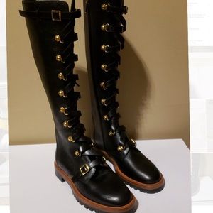CHRISTIAN DIOR LEATHER BOOTS SIZE 6.5